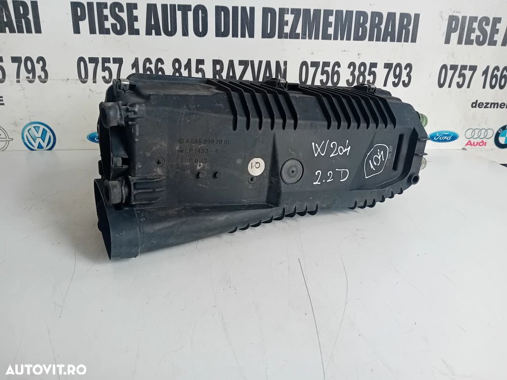 Carcasa Filtru Aer Mercedes C Class W204 2.2 Cdi Euro 4 Cod A6460902001 Motor 646811 A646 - 6