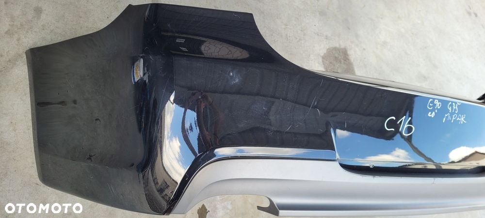 ZDERZAK TYŁ TYLNY BMW E90 LIFT 475 BLACKSAPPHIRE M PAKIET C16 - 2