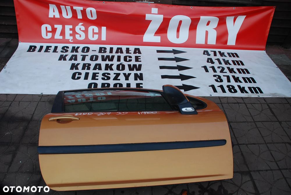 peugeot 207 drzwi 3D kolor KHWD nr 41800 WYSYŁKA - 1