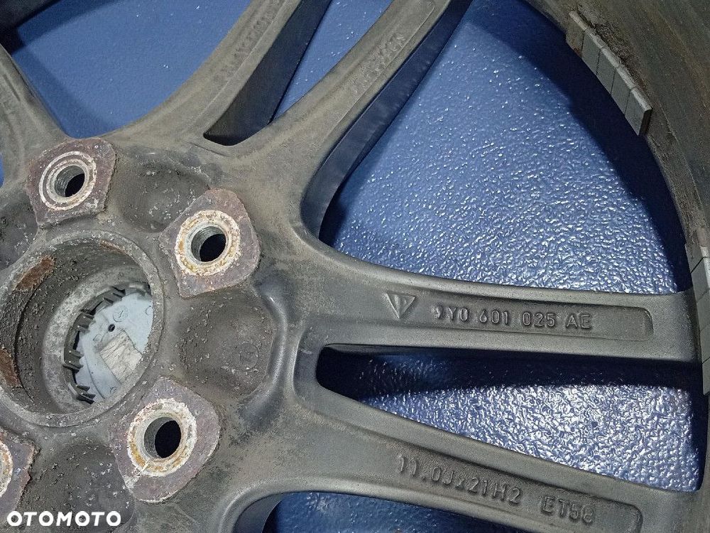 PORSCHE CAYENNE S 9Y FELGA ALUMINIOWA 11JX21 ET58 5X130 9Y0601025AE 1 SZT - 3