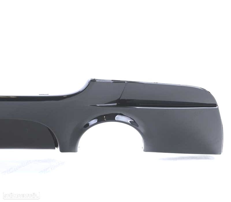 DIFUSOR BMW E92 E93 COUPE CABRIO LOOK M PERFORMANCE PRETO BRILHANTE O---O - 3