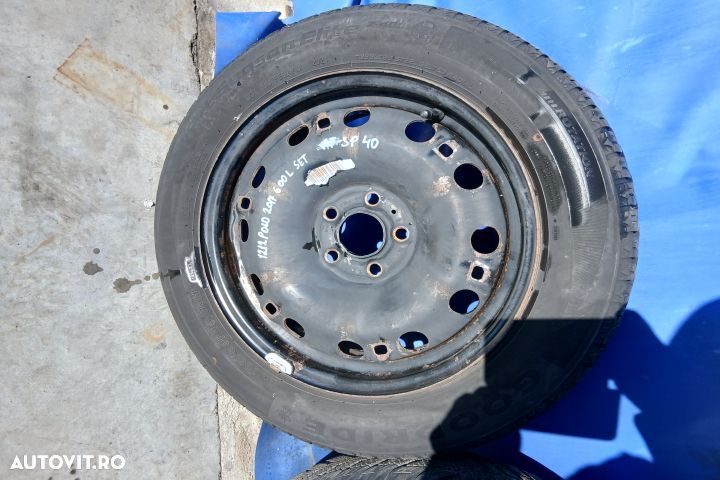 Jante tabla cu anvelope 15 - set 6C0601027 185/60 R15 ET38 6JX15H2 6C - 2