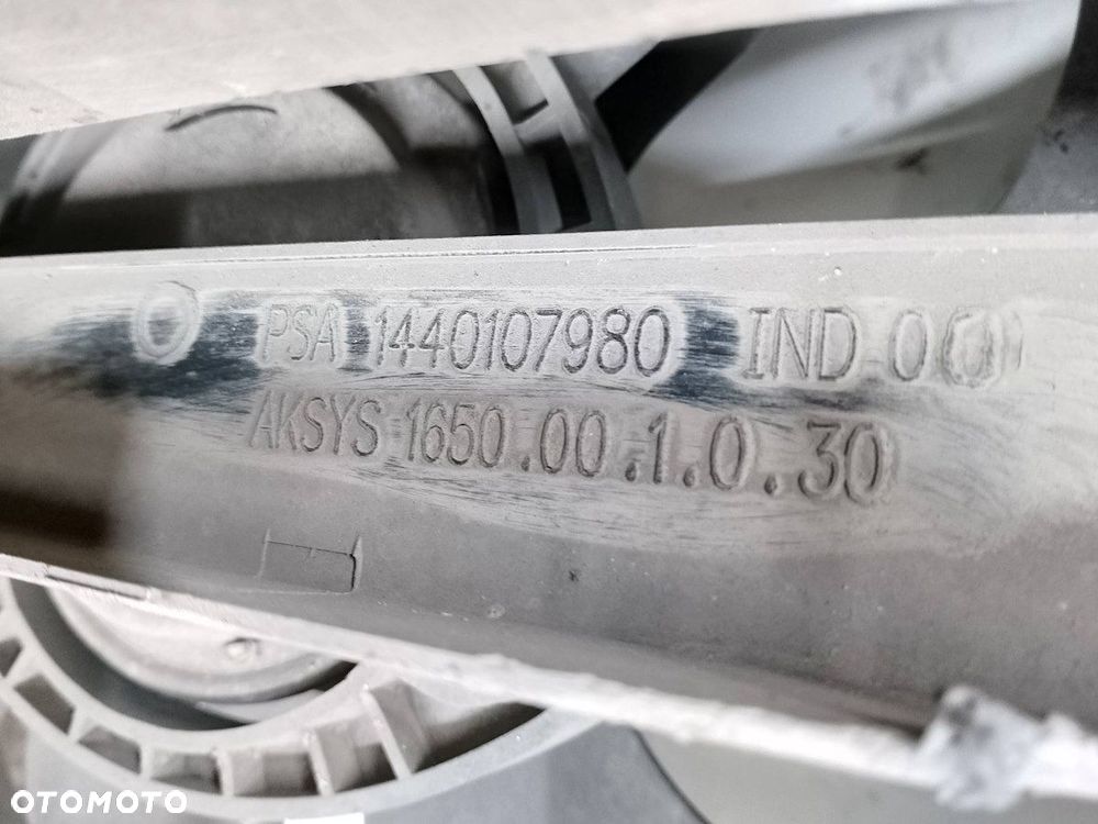 PAS PRZÓD, CHŁODNICA WODY, WENTYLATOR CITROEN JUMPY II 1440107980 1.6 HDI - 6