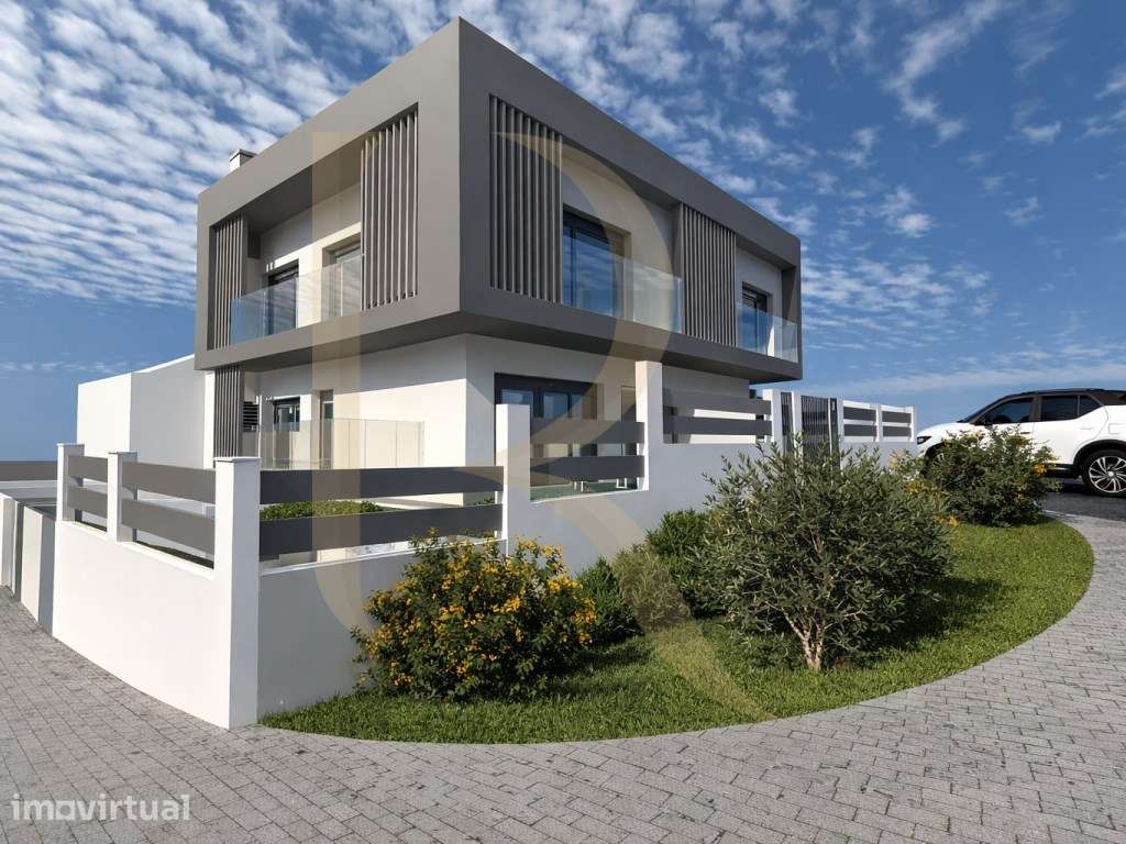 Moradia Geminada T3+1 nova com piscina e garagem no Pinhal do General - Grande imagem: 5/15