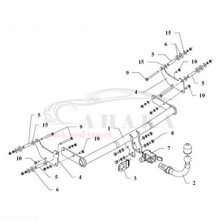 Hak Holowniczy Automat Do Renault Grand Modus 2008-2012 - 3
