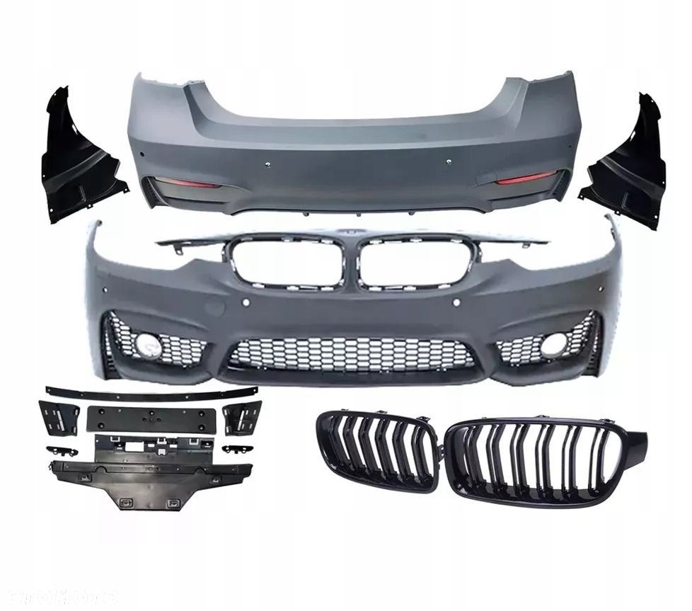 Zderzak Przod Tyl kpl Tuning Sport M3look M-pakiet Bmw 3 f30 2011-2020 - 1