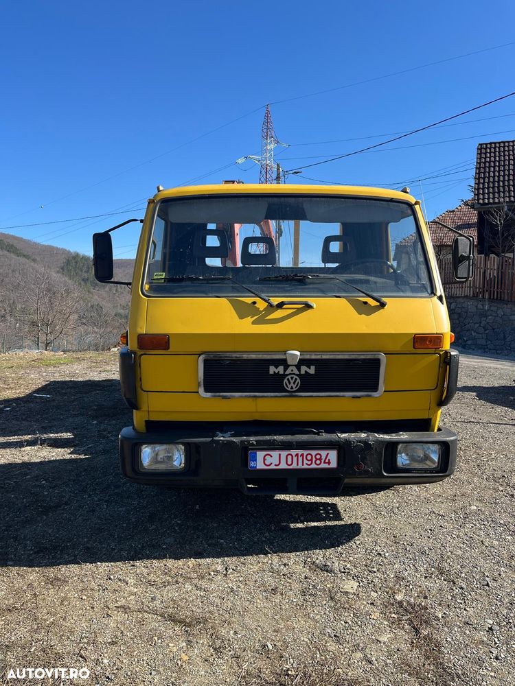 MAN 8.150 basculabil cu macara - 2