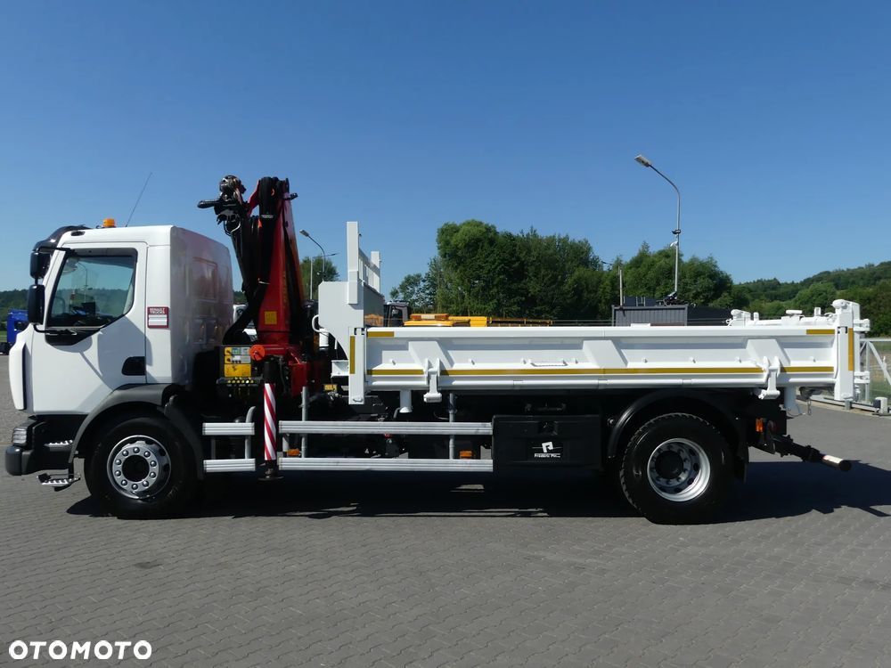 Renault D 18.280 / WYWROTKA 2 STR + HDS SKŁADANY W Z / NISKI PRZEBIEG / - 9