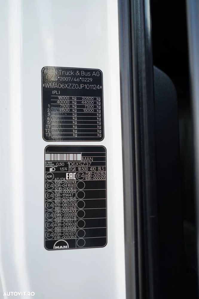 MAN TGX 18.500 / RETARDER / XXL / CONTRACT POST-SERVICE - 35