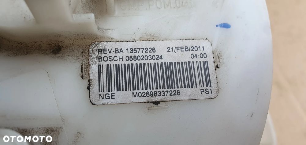 Pompka paliwa pływak pompa Opel Insignia A 2.0 CDTI 13577226 - 7