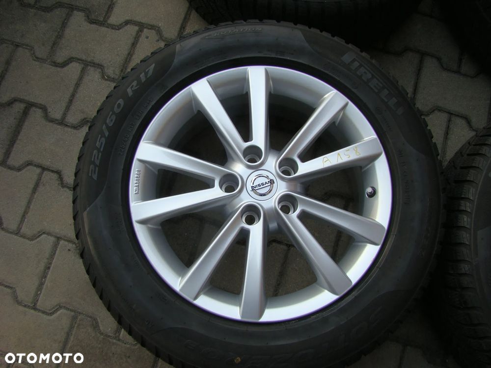 a158 5x114,3 7jx17 Nissan Qashai Juke X-Trail 225/60 R17 opony zimowe - 2