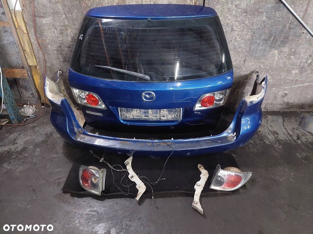 KOMPLETNY TYŁ KLAPA BAGAŻNIKA ZDERZAK TYŁ LAMPY MAZDA 6 I GY KOMBI 25B - 1