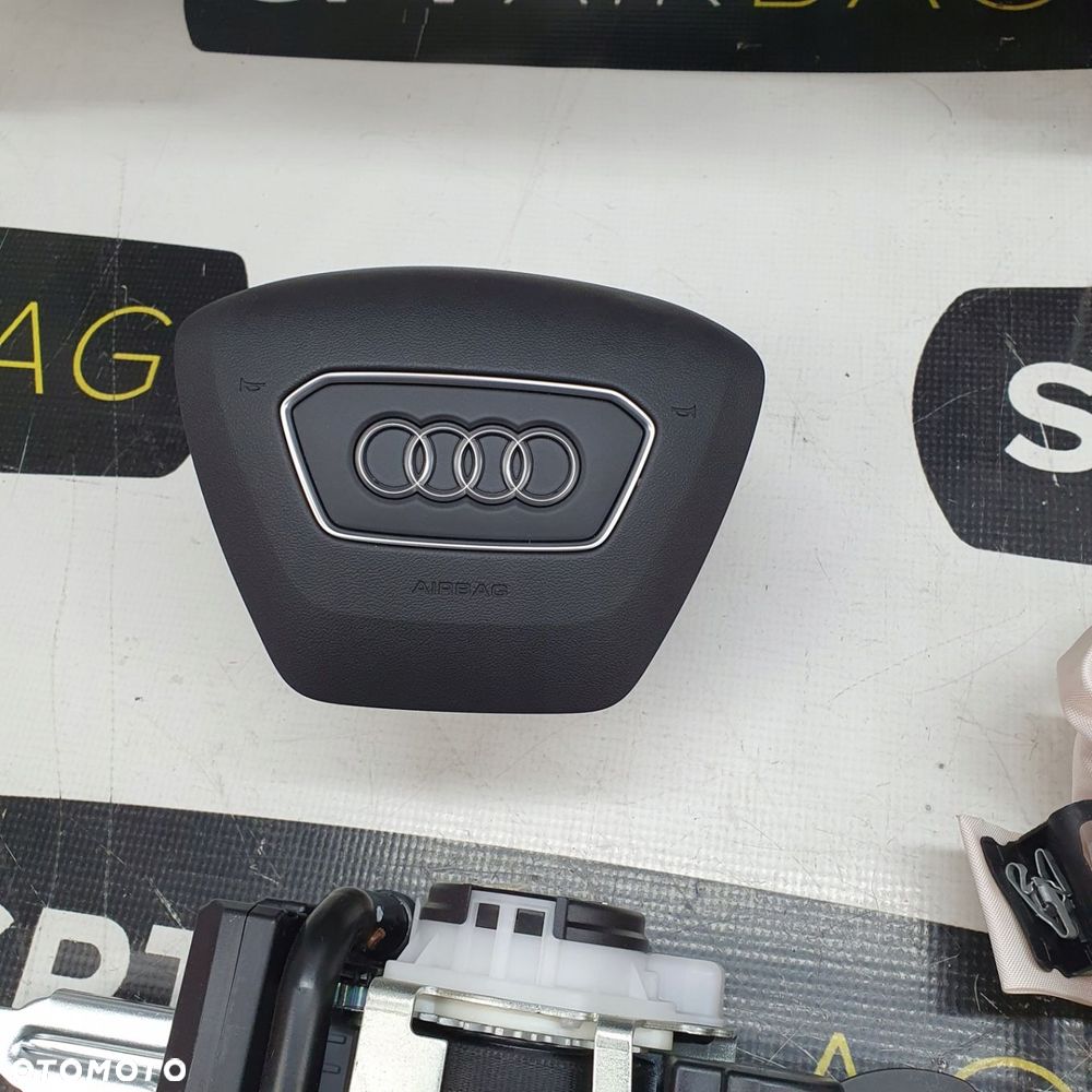 AUDI A6 C8 DESKA ROZDZIELCZA KONSOLA KOKPIT PULPIT PODUSZKI AIRBAG AIR BAG PASY KURTYNY KIT SET - 5