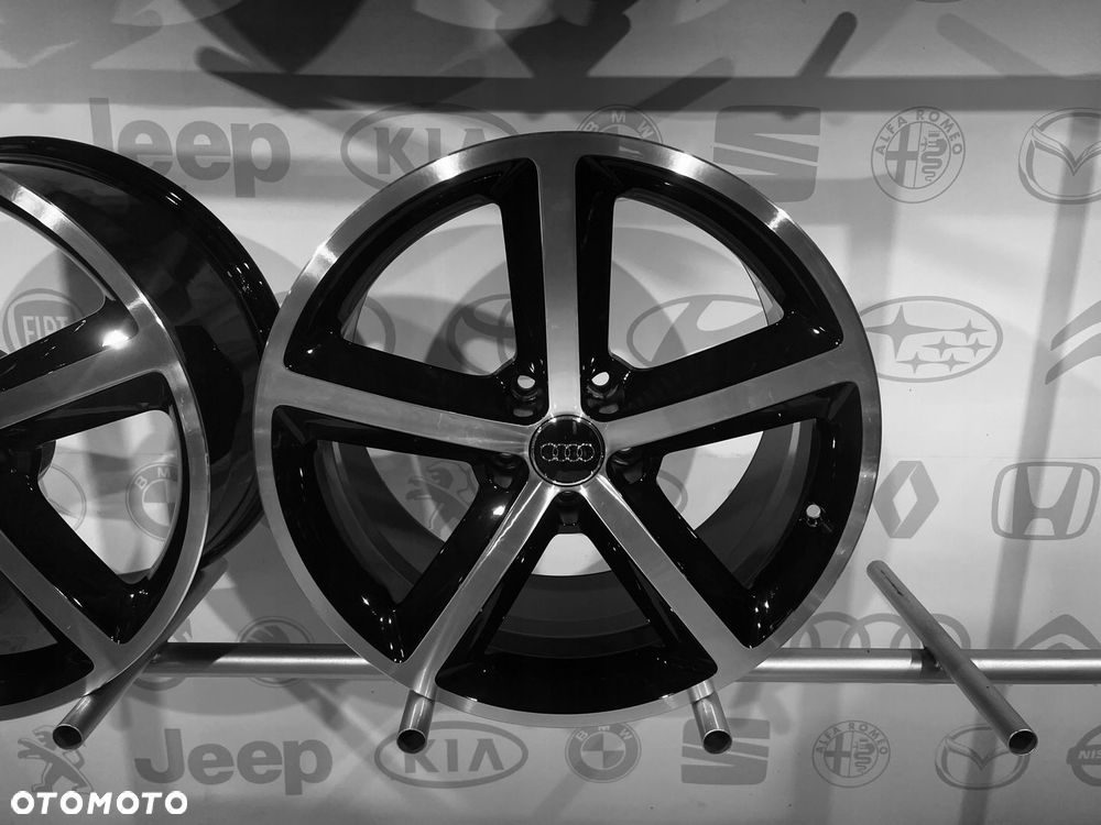 KOMPLET FELG FELGI ALU AUDI 8T0 8T A4 A5 S4 S5 A6 18 5X112 ET29 IDEALNE - 1