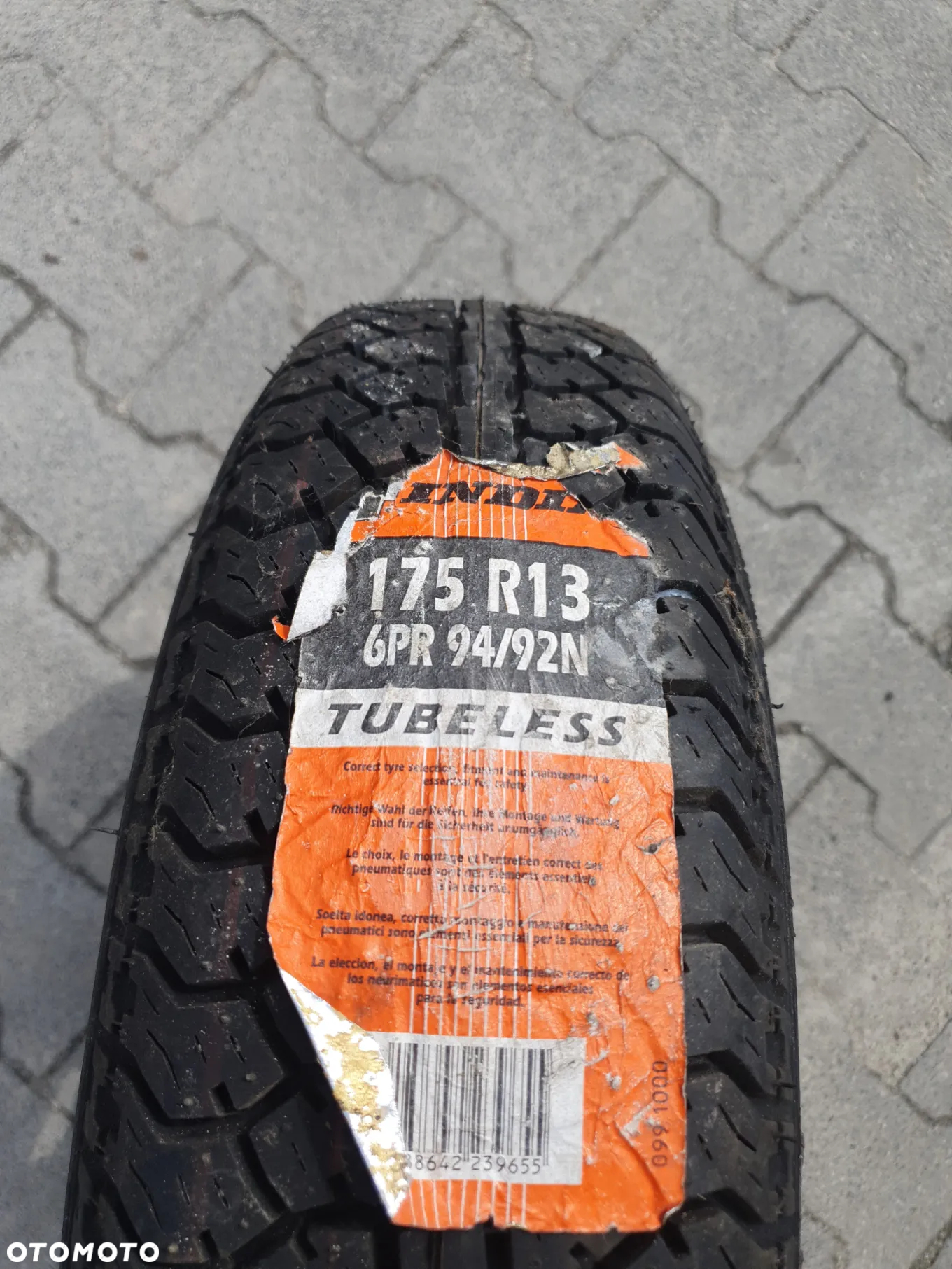 koło zapasowe do przyczepy kempingowej Elddis Typhoon INDIA GT6 175 R13 - 13