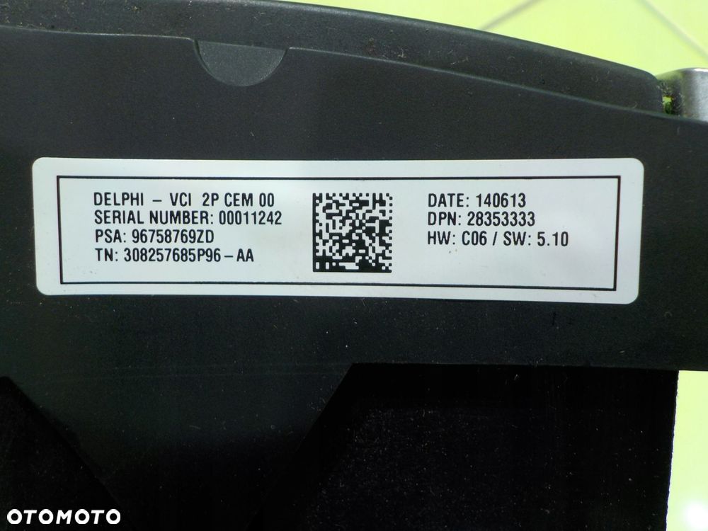 CITROEN DS4 1.6 E-HDI 14r HB 5D przelaczniki kierownicy 96758769ZD - 3