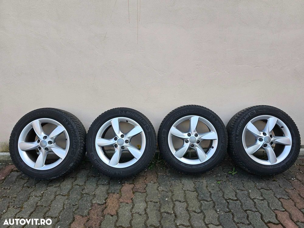 Set Jante originale cauciucuri de iarna Audi A6 4G - 17 inch - 1