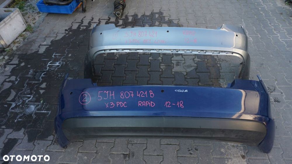 SKODA RAPID ZDERZAK PRZÓD / TYŁ - 1