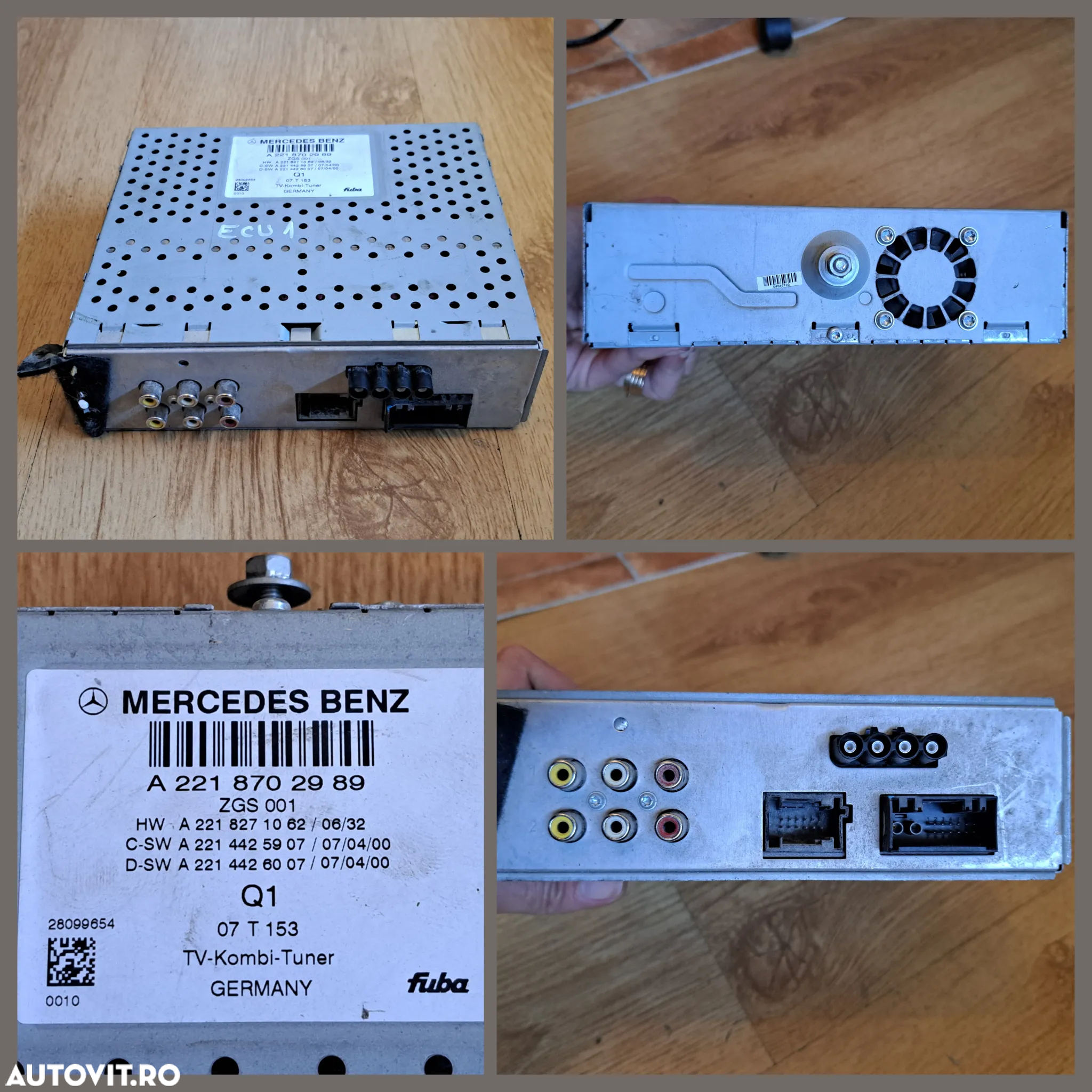 Amplificator audio Lexus IS Toyota Prius III Rav 4 III Camry VII Corolla X TV Tunner mercedes w221 w216 Radiator habitaclu w221 w216 c216 - 3