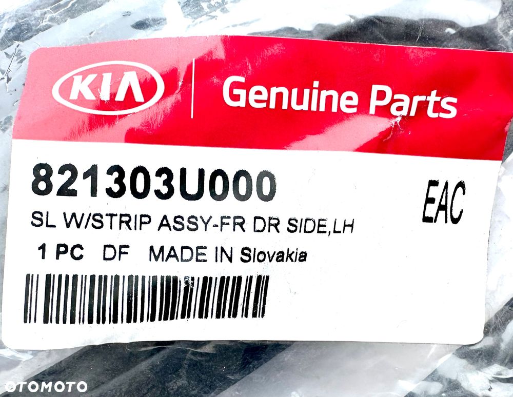 KIA SPORTAGE 3 III SL 2010 - 2015 USZCZELKA DRZWI PRZÓD LEWA L ORYGINAŁ OE - 3