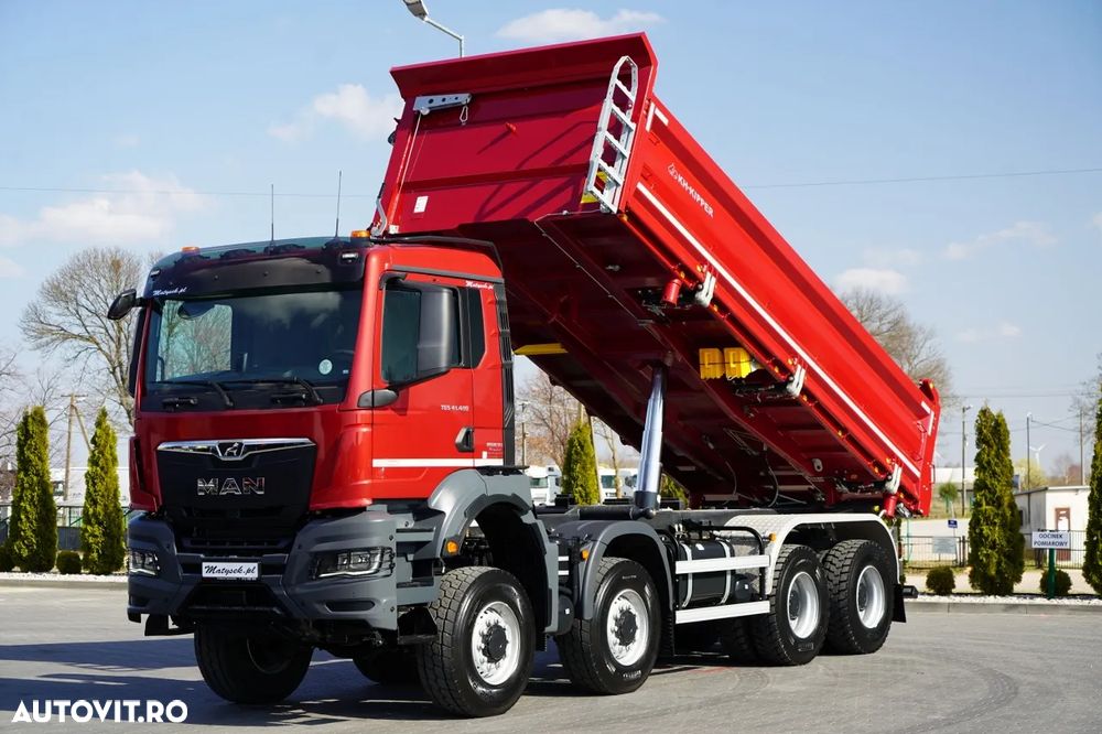 MAN TGS 41.480 / 8x8 / BASCULANĂ SPATE / MANUAL / NOU NOU / KH-KIPPER / - 2