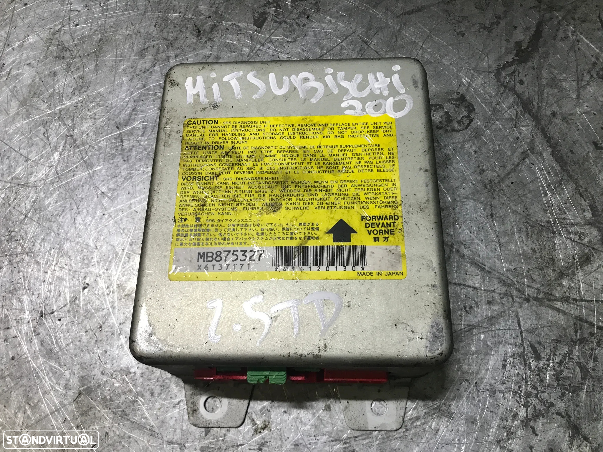 CENTRALINA DO AIRBAG MITSUBISHI L200 REF. MB875327 - 2