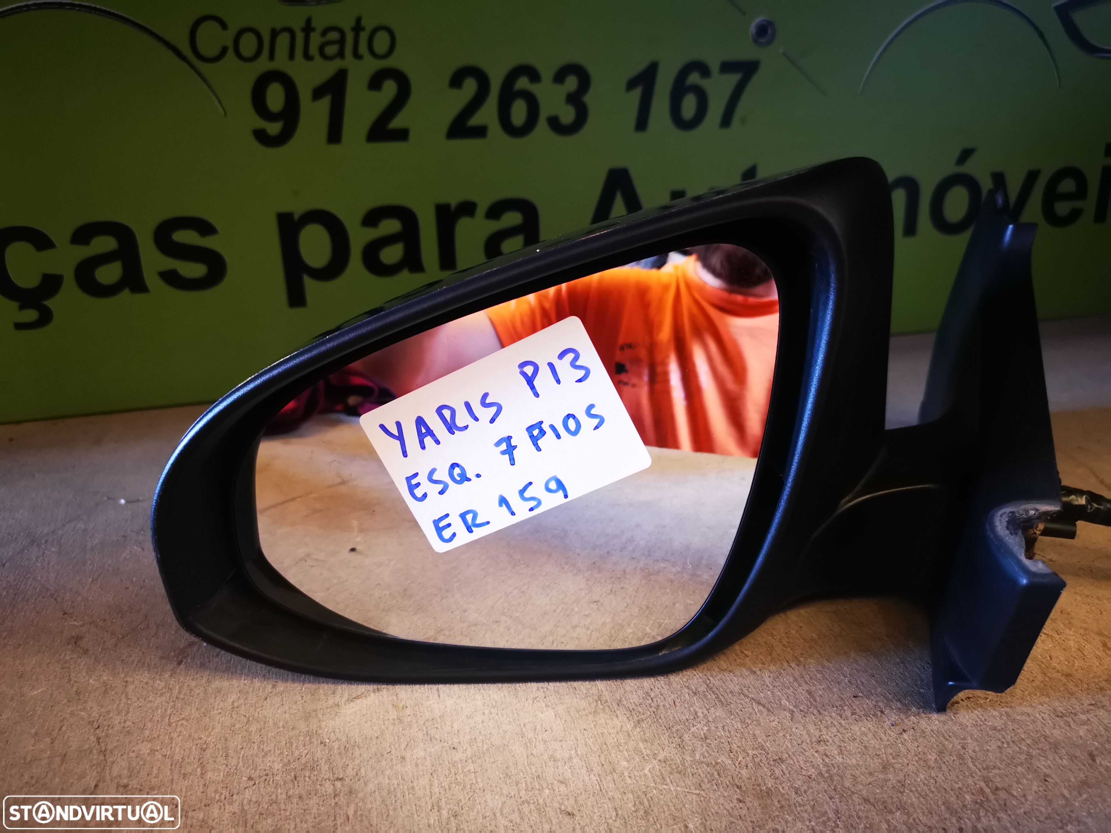 TOYOTA YARIS P13 RETROVISOR ESQUERDO - ER159 - 6