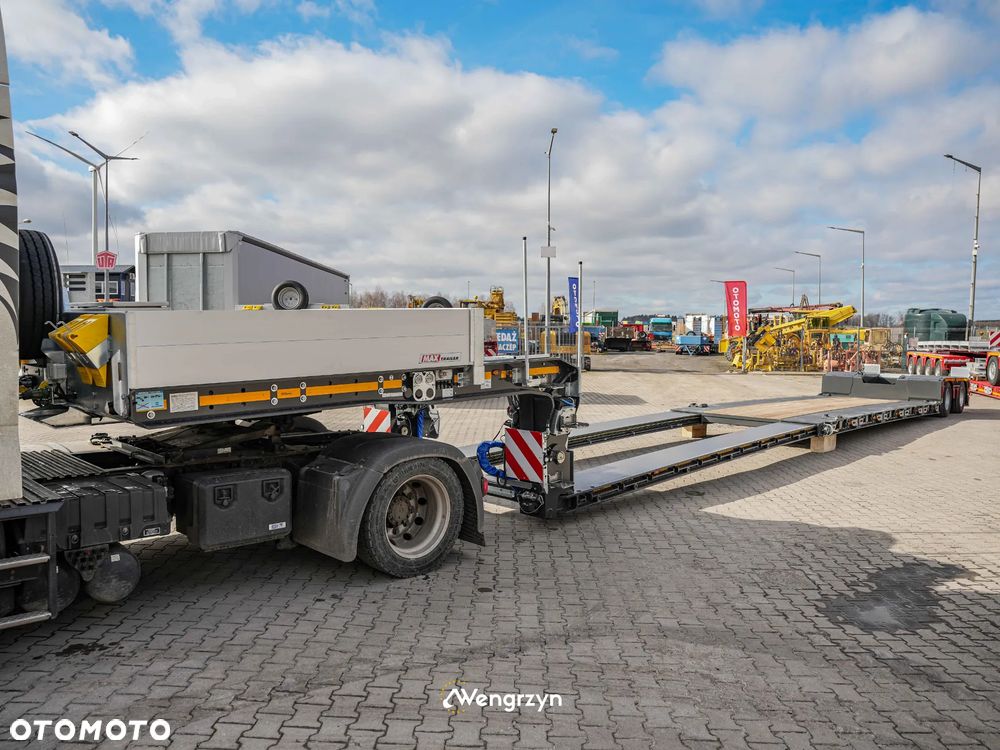 MAX Trailer 2 osiowy tiefbett, lowbed, zawieszenie pneumatyczne - 14