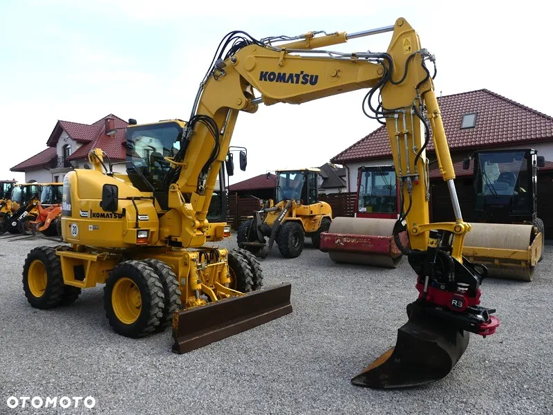 Komatsu PW98MR-8 ROTOTILT ZE SZCZYPCAMI / Z Niemiec // - 2