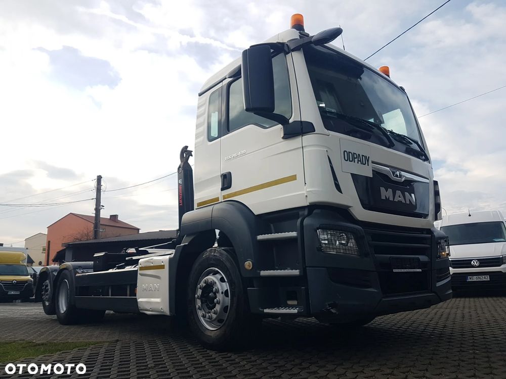MAN 26.430 TGS 3-OSIE HAKOWIEC MULTILIFT OPTIMA 20S HIAB KLIMA 6x2 - 26