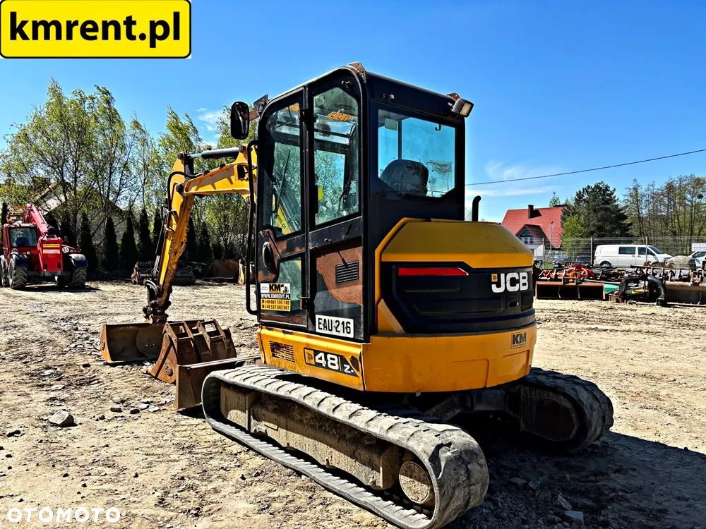JCB 48Z-1 MINI-KOPARKA 2017R. | JCB 8040, 8050, 51, 55, KUBOTA KV VOLVO ECR 48, KOMATSU PC50, CAT 305 - 20