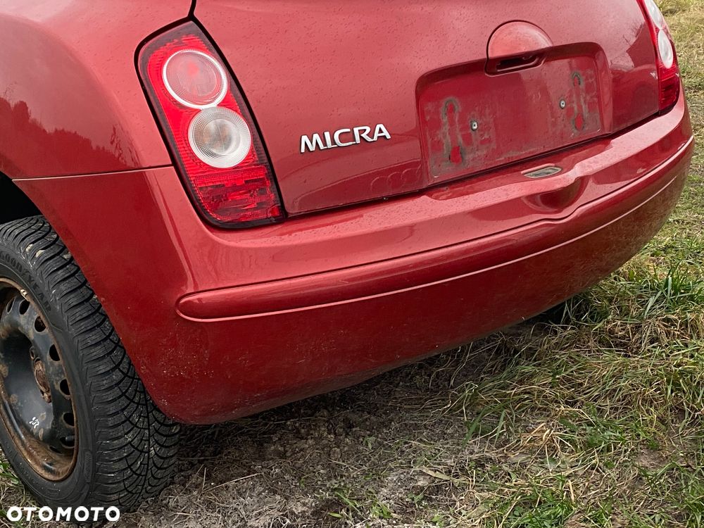 Nissan Micra k12 lift Zderzak TYŁ TYLNY 3-drzwi A32G IDEALNY - 4