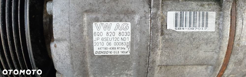 KOMPRESOR KLIMATYZACJI 6Q0820803D VW GOLF IV 1.6 FSI - 5
