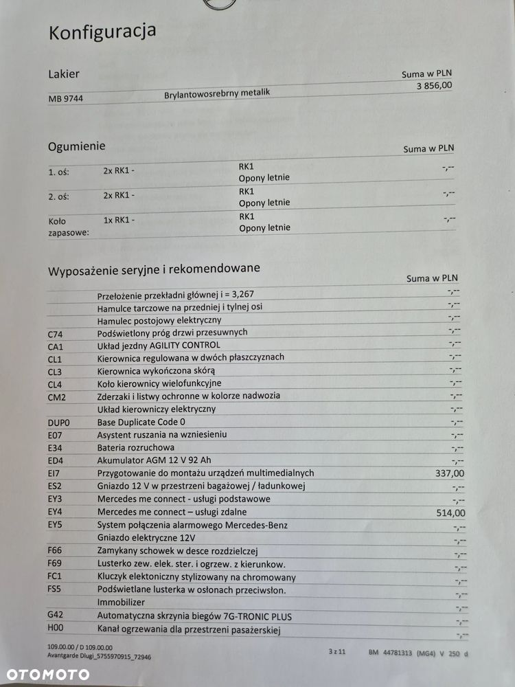 Mercedes-Benz Klasa V 250 d 4-Matic Avantgarde 7G-Tronic (d³ugi) - 32