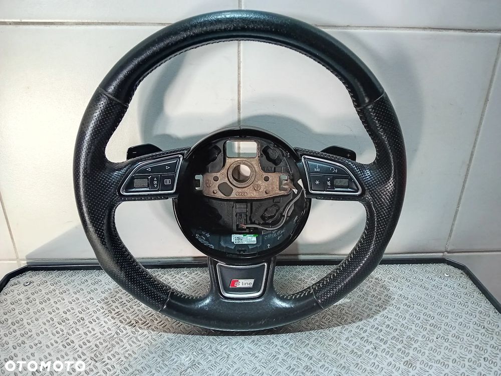kierownica S-line wielofunkcyjna Audi Q3 2015 łopatki 8U0419091S - 1