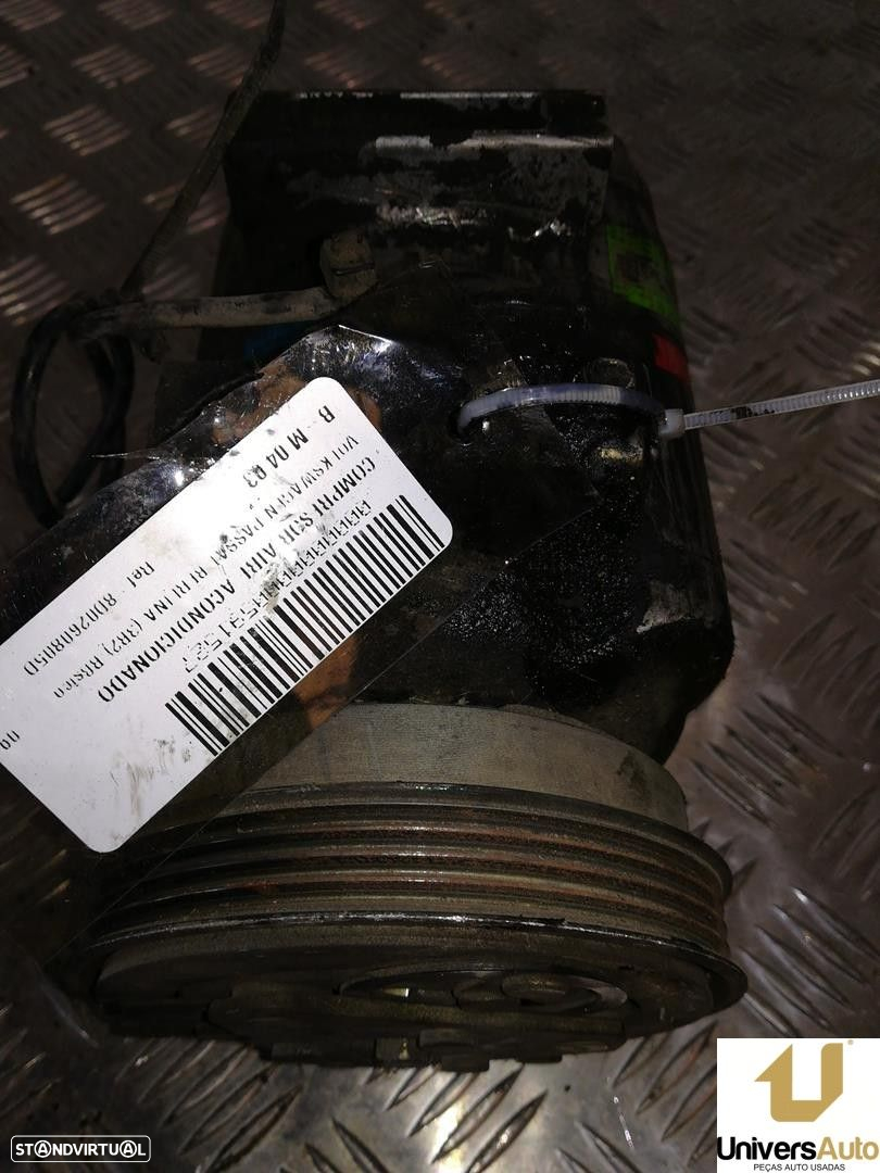 COMPRESSOR AR CONDICIONADO VOLKSWAGEN PASSAT 1998 -8D0260805D - 3