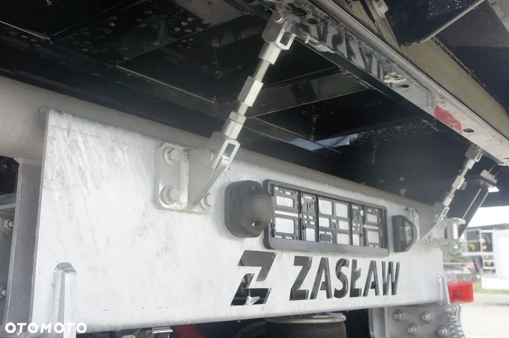 Zaslaw 28 m³ / 4.990 kg !! super lekka naczepa wywrotka z klapą ! - 29
