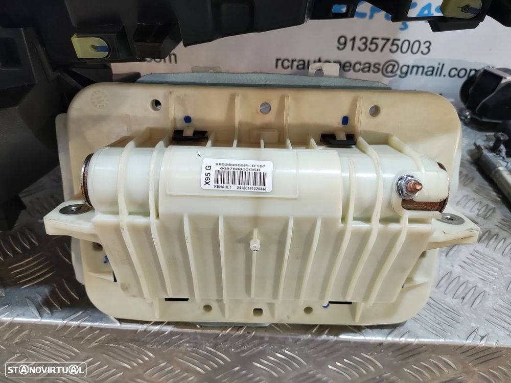 CONJUNTO KIT AIRBAGS AIRBAG TABLIER RENAULT MEGANE III 3 MK3 FASE 1 GRANDTOUR TOURER CARRINHA HATCHBACK CARRO - 14