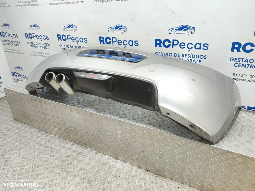 Parachoques Traseiro Trás original Peugeot RCZ Saída Dupla de Escape - 8