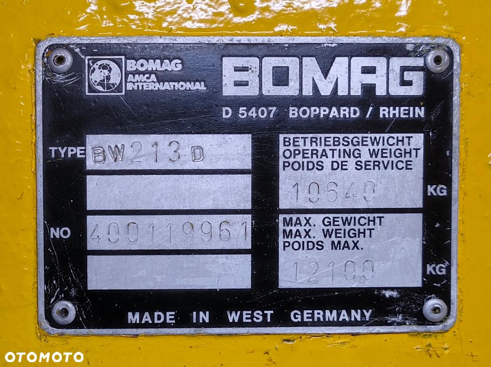 Bomag BW213D - 9