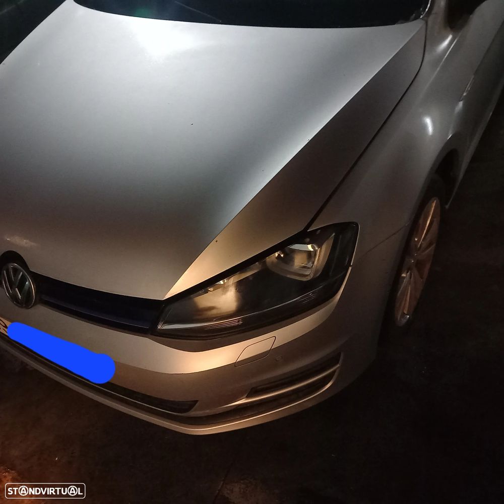 Frente completa com airbags vw golf 7 - 2