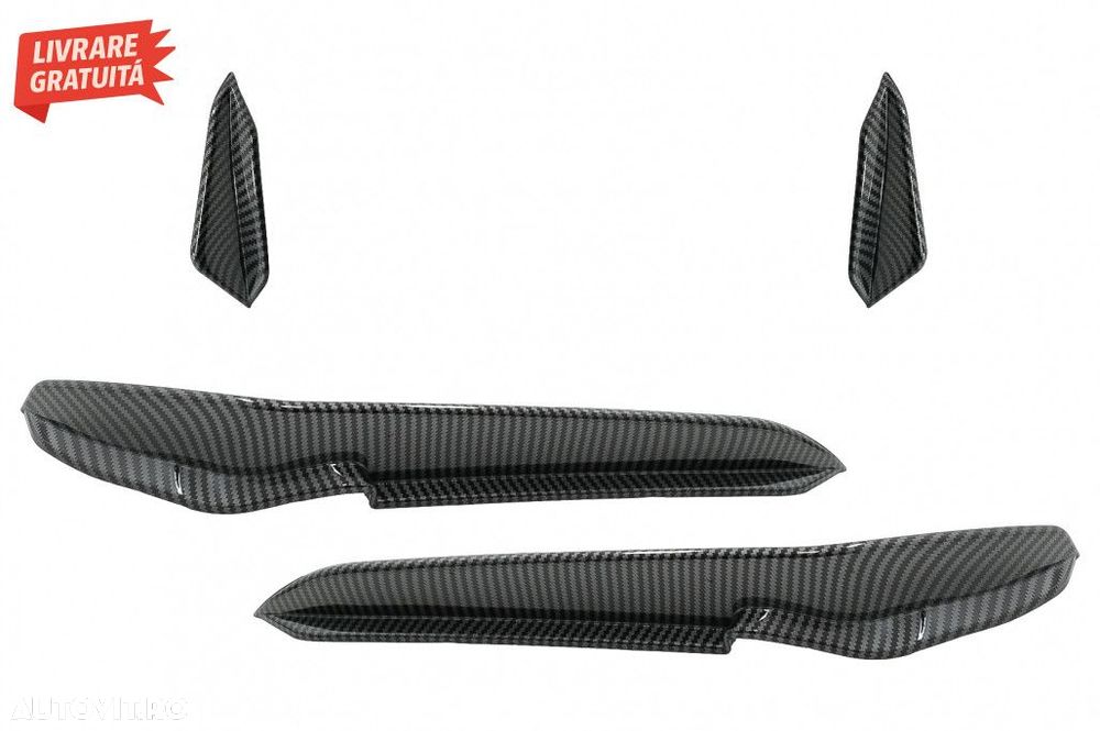 Ornamente bara fata flapsuri VW Golf 7.5 R Hatchback (2017-2020) Carbo - 2