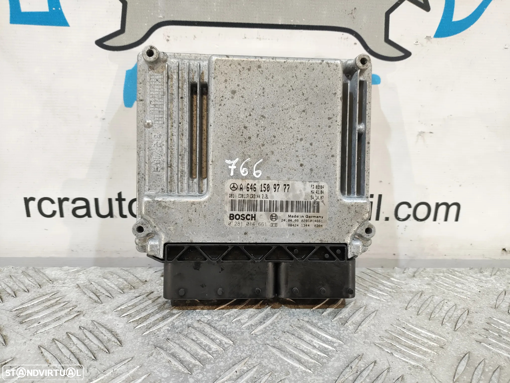 CENTRALINA ECU MOTOR BOSCH MERCEDES BENZ CLASS CLK C209 W209 C220 CDI 150CV OM646963 A6461509777 6461509777 CLASS C W203 CLC CL203 OM646966 - 5