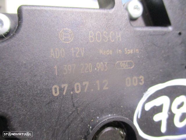Motor Limpa Vidros Tras 1397220903 BMW SERIE 3 TOURING E91 FASE 1 2006 2.0D 318 122CV 5P AZUL TR BOSCH - 4