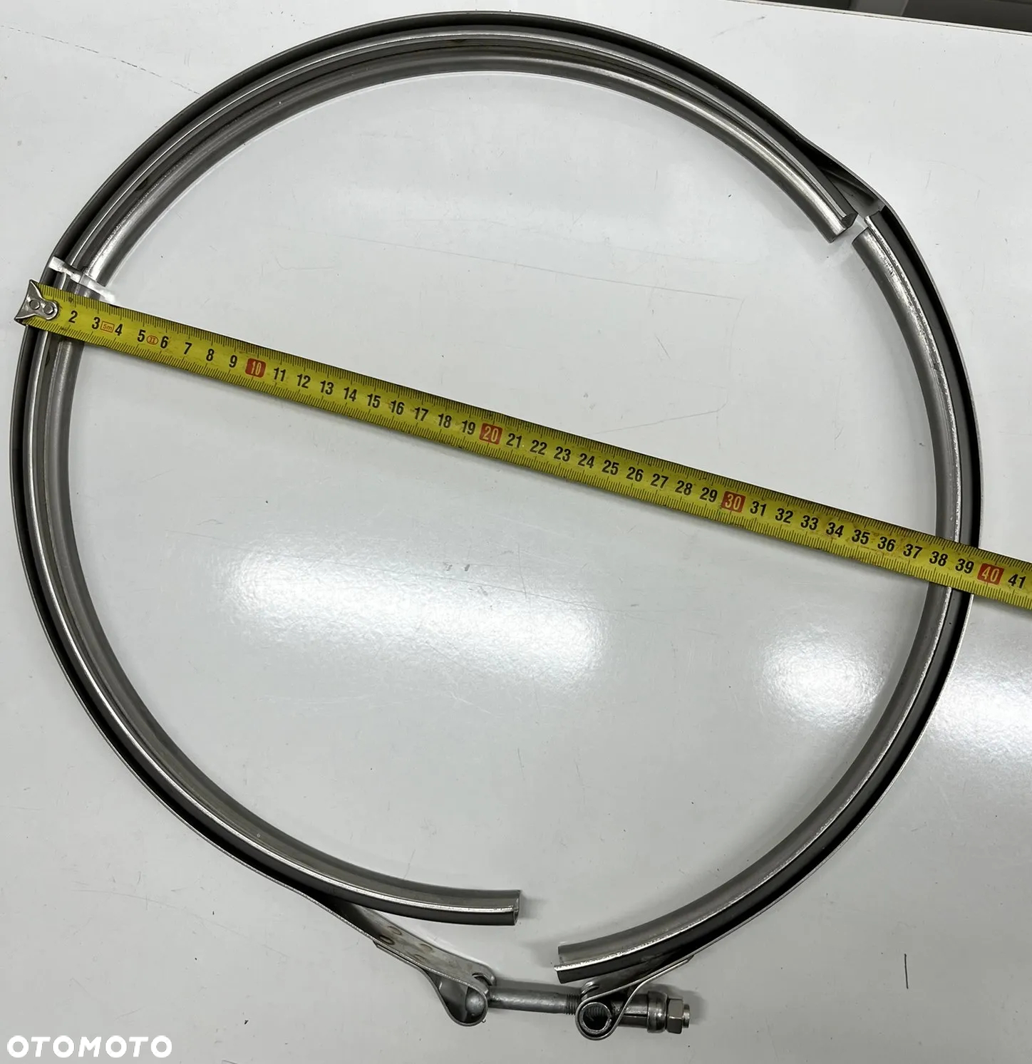 Obejma opaska filtra DPF duża 380 mm MAN TGX TGS  81974200184 - 3