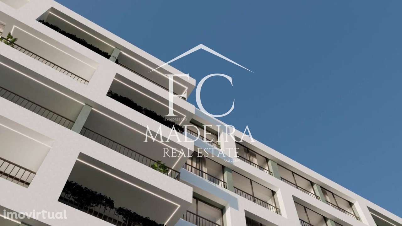 T2 Novo São Martinho Funchal com Varanda e Garagem Fração K - Grande imagem: 5/15