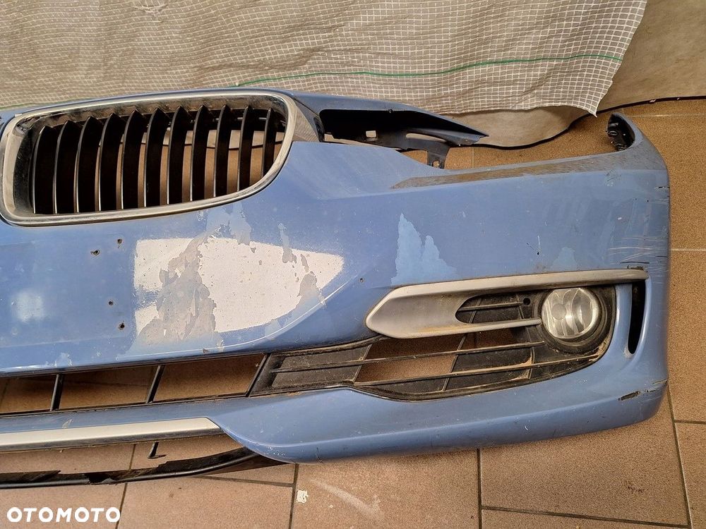 bmw 3 f30 f31 zderzak maska blotniki przod lampa pas przedni demontaz - 6