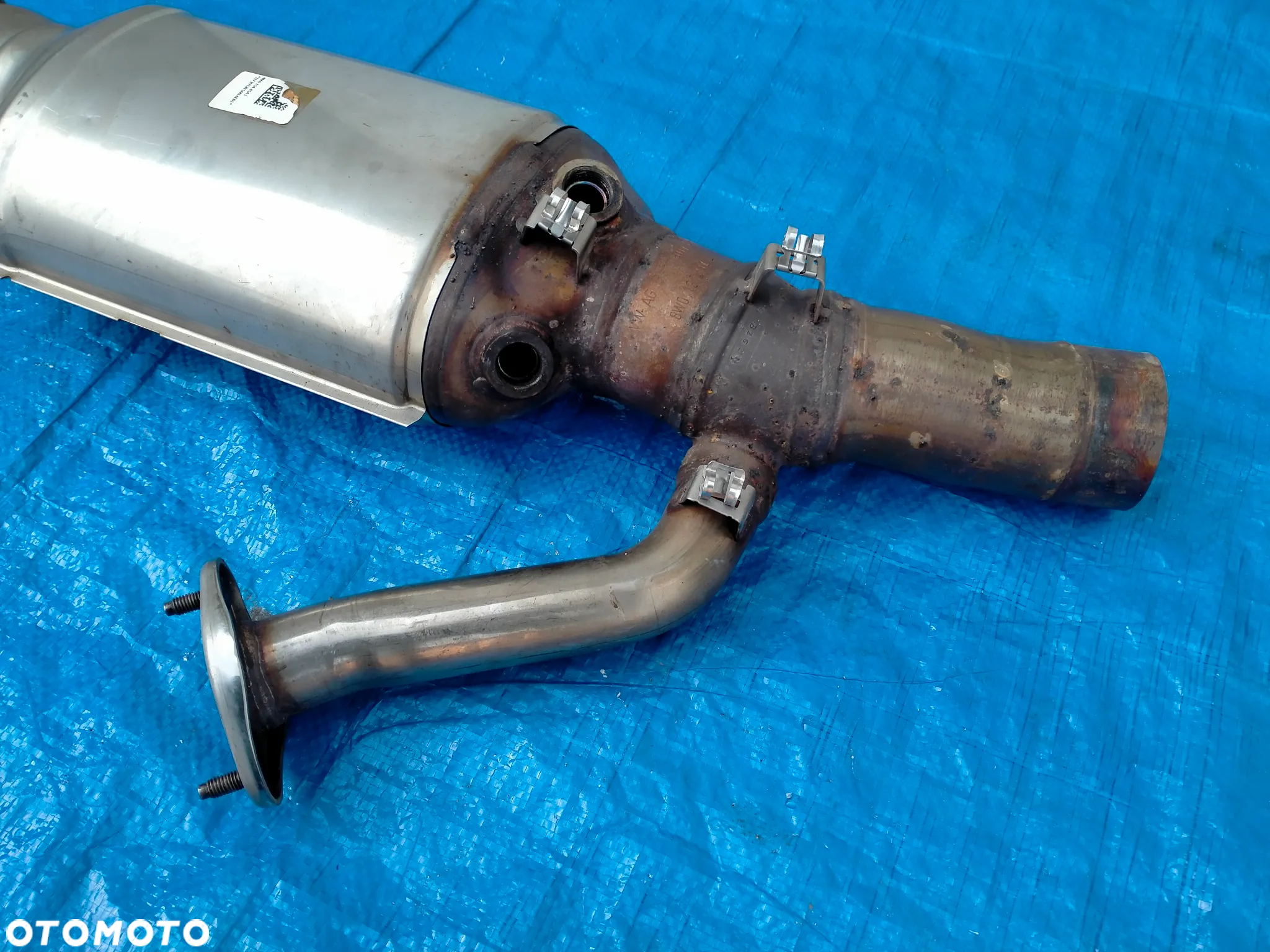 AUDI Q7 4M LIFT 3.0 TDI / 4M0254454J / Filtr DPF Katalizator / CZUJNIK  / 30tys km / ORYGINAŁ - 4