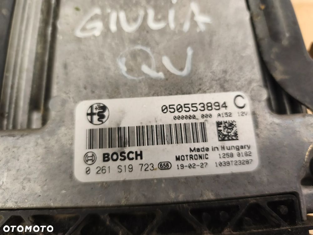 STEROWNIK SILNIKA KOMPUTER ECU 050553894 ALFA ROMEO GIULIA QV 2.9 QUADRIFOGLIO - 4