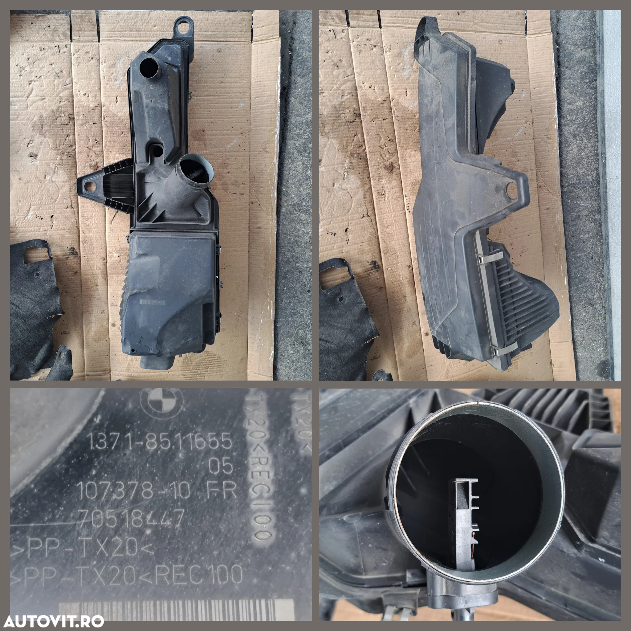 Bmw F30 320d N47 carcasa filtru aer debitmetru protectie termica distributie injectoare baie ulei vas expansiune grila stergatoare capac motor - 2